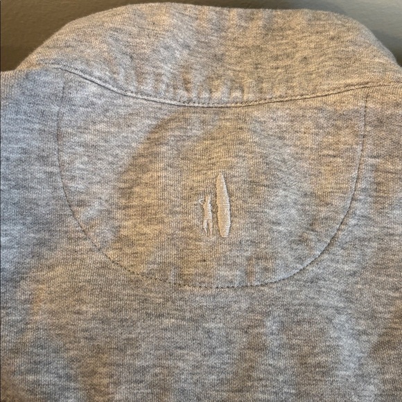 johnnie-O Light Gray Zip-Up Sweatshirt - Picture 4 of 6